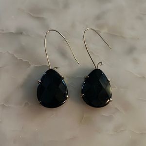 Kendra Scott Black Drop earrings